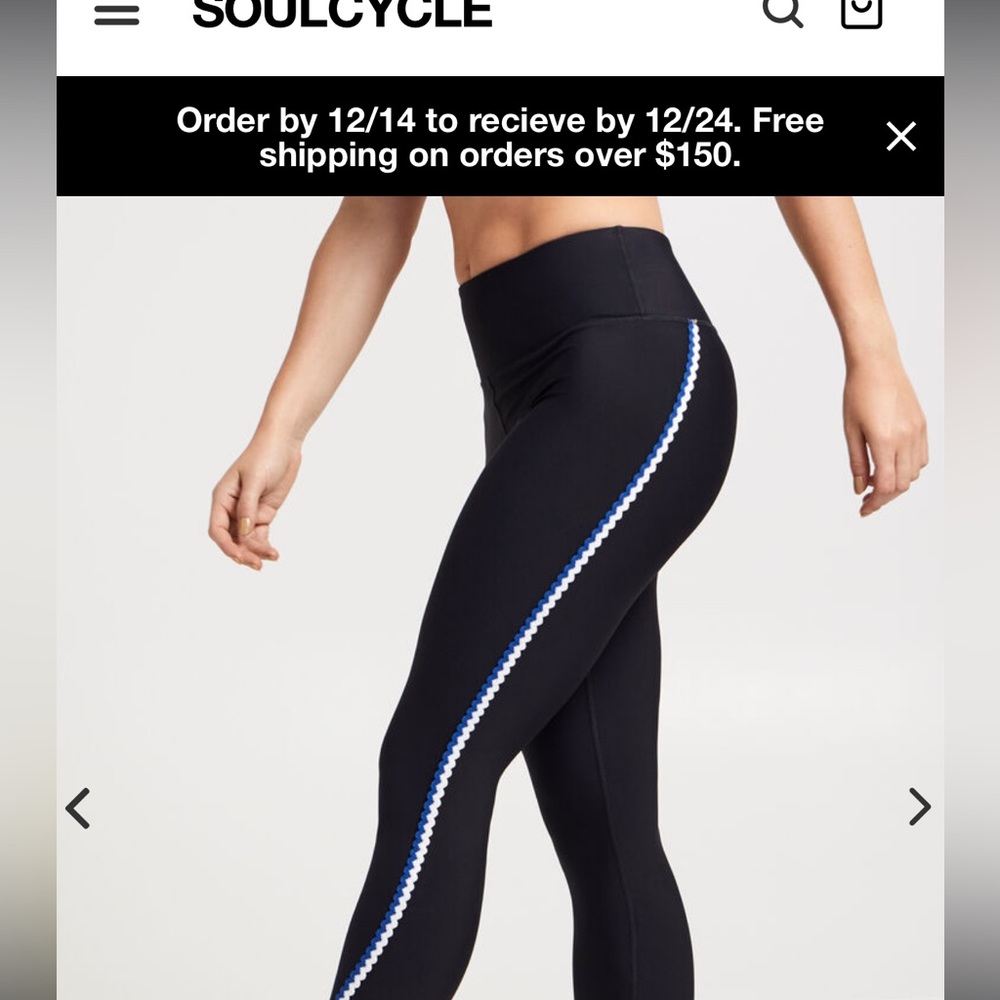 NWT SoulCycle Double Squiggle Legging M